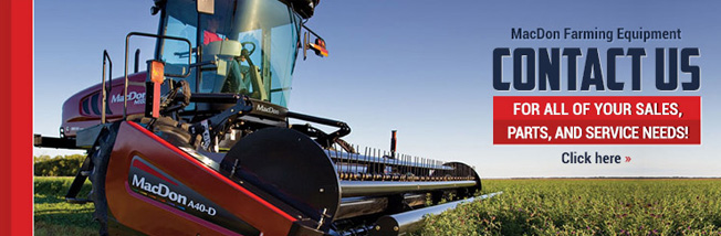 Contact Us about MacDon Farming Equipment